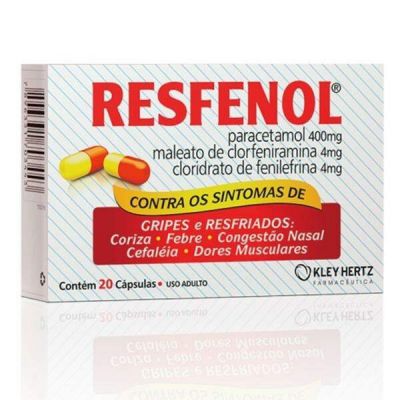 Resfenol com 20 cápsulas