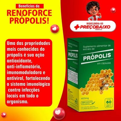 Conheça os benefícios do Renoforce própolis!