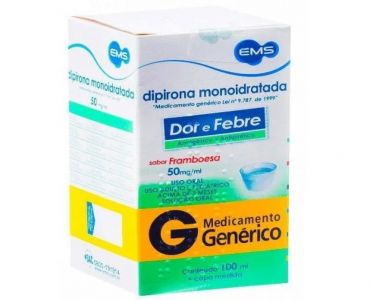 Dipirona Monoidratada 50mg/ml -Xarope 100ml