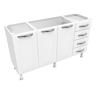 Gabinete em Aço Colormaq Ipanema para Pia 1,60 Branco