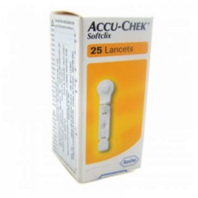 Teste ACCU-CHEK SOFTCLIX Lancetas