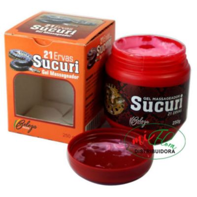 Gel Massageador Sucuri 21 Ervas 250g