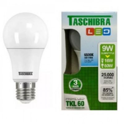 Lampada Ultra Led 9w Bulbo Branca Biv. Taschibra Certificada