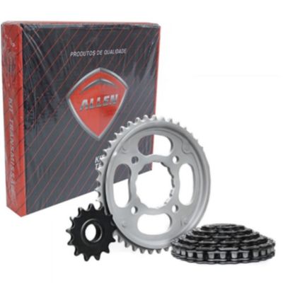 Kit Relação Honda NXR160 Bros Coroa 48 e Pinhão 16 Corrente 428x12