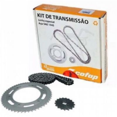 Kit Relação Bros 150 Tração Transmissão Original Cofap 1045