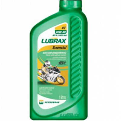 LUBRAX 20W50 Essencial Moto 4T SL Mineral 1L