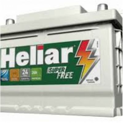 Bateria Heliar 60 AH 24 Meses de garantia com Assistência 24 horas