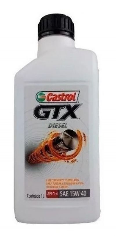 ÓLEO LUBRIFICANTE CASTROL Gtx Diesel Top Turbo 15w40 Ci4 1l