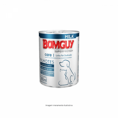 Ração Úmida Lata Bomguy Milk Super Premium Care Cães Filhotes