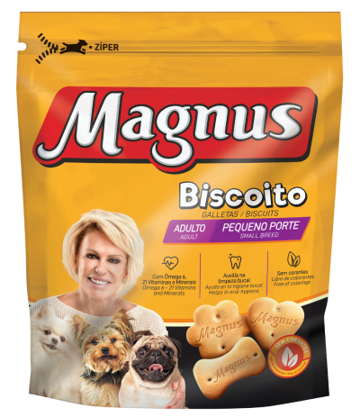 Magnus Biscoito Cães Adultos Pequeno Porte