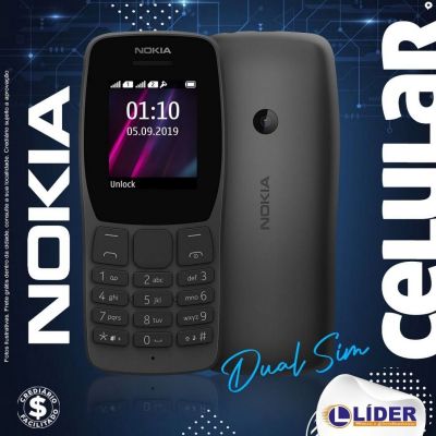 Nokia 110. Possui Dual Chip, 32MB e 2G Desbloqueado