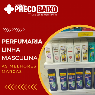 perfumaria LINHA MASCULINA as melhores marcas